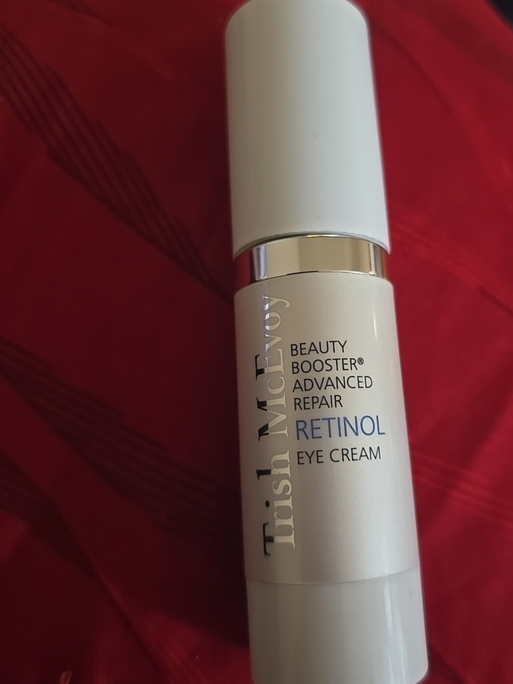 Trish McEvoy Retinol Eye Serum - White with Silver Accent